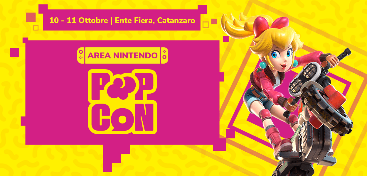 L’Area Nintendo di PokeMillennium ti aspetta al POPCON di Catanzaro il 10 e 11 ottobre!