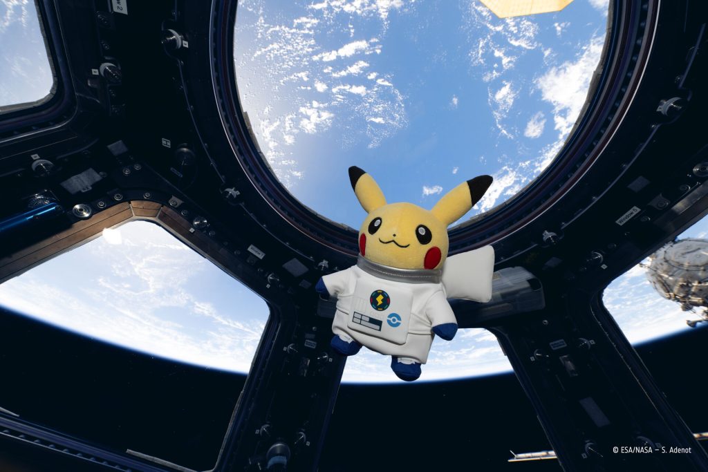 Pikachu nella Stazione Spaziale Internazionale