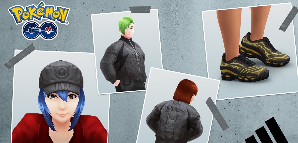 Pokémon GO: in arrivo gli oggetti avatar della collezione adidas