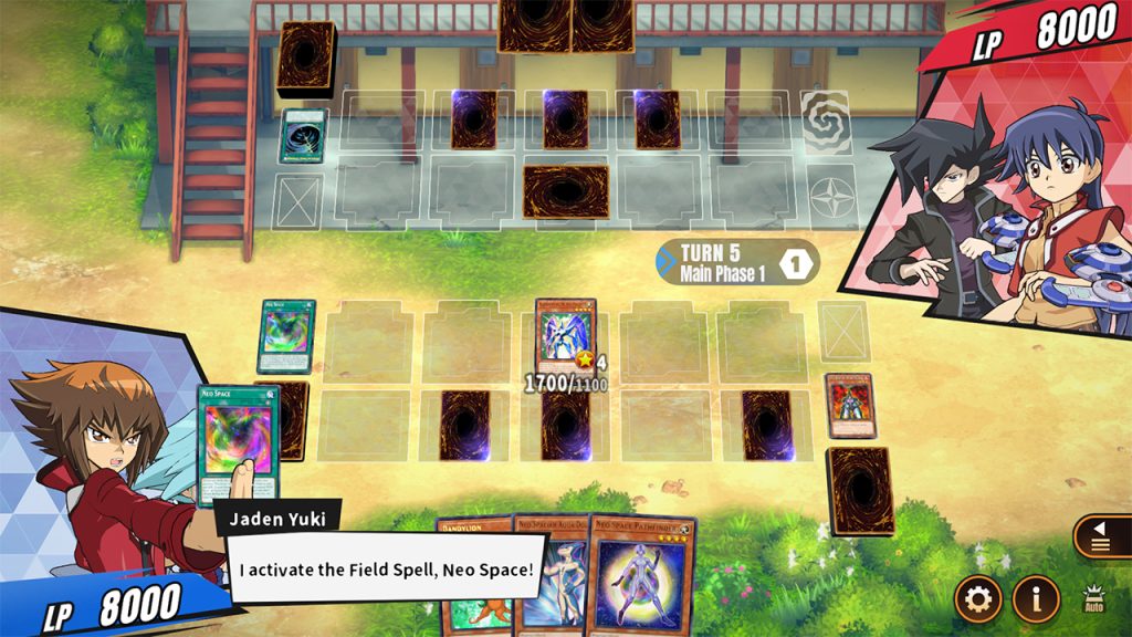 yu gi oh! tag force gx immagine di gameplay
