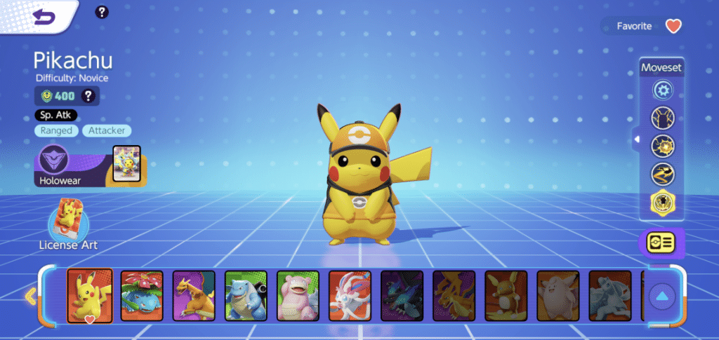 Holowear Pokémon UNITE