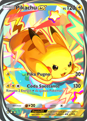 Carta immersiva Pikachu-ex