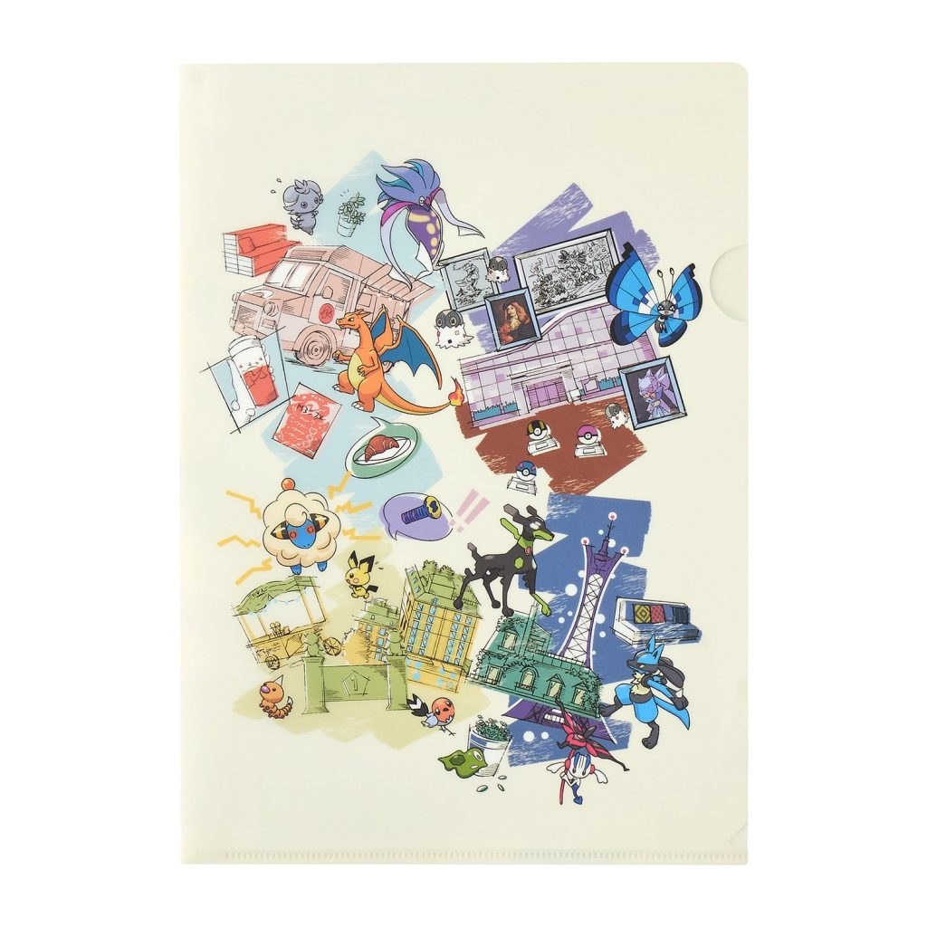 Cartellina trasparente formato A4, collezione di Leggende Pokémon: Z-A, Pokémon Center