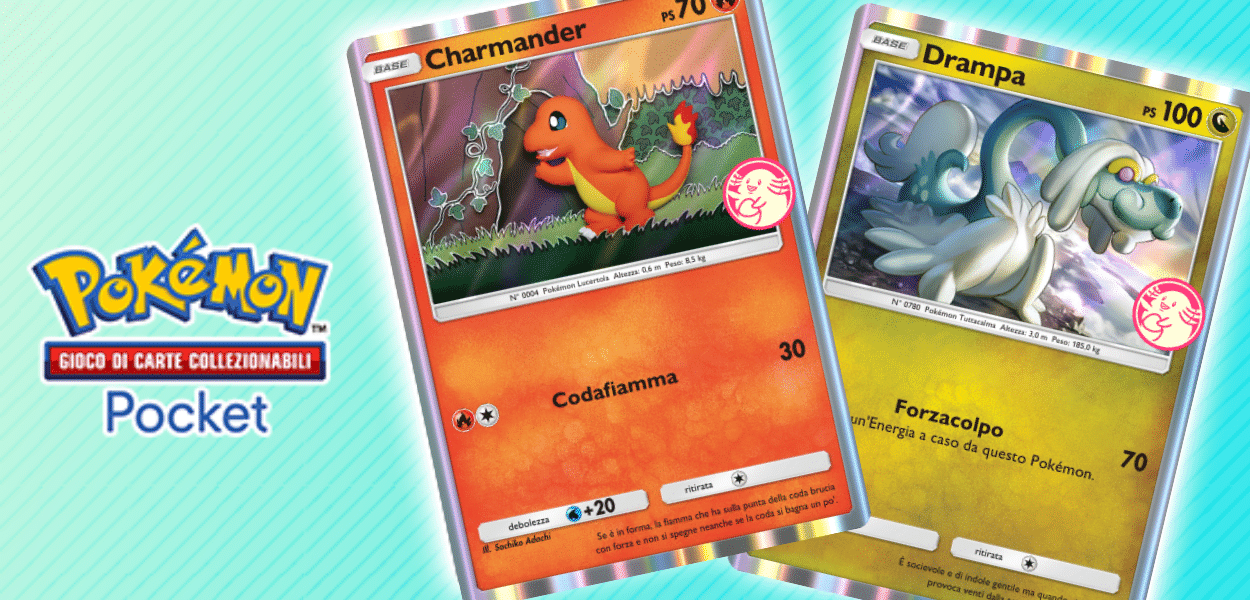 Pesca misteriosa Charmander e Drampa