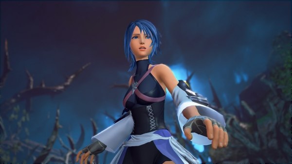 Aqua in Kingdom Hearts 0.2 Birth by Sleep -A Fragmentary Passage-