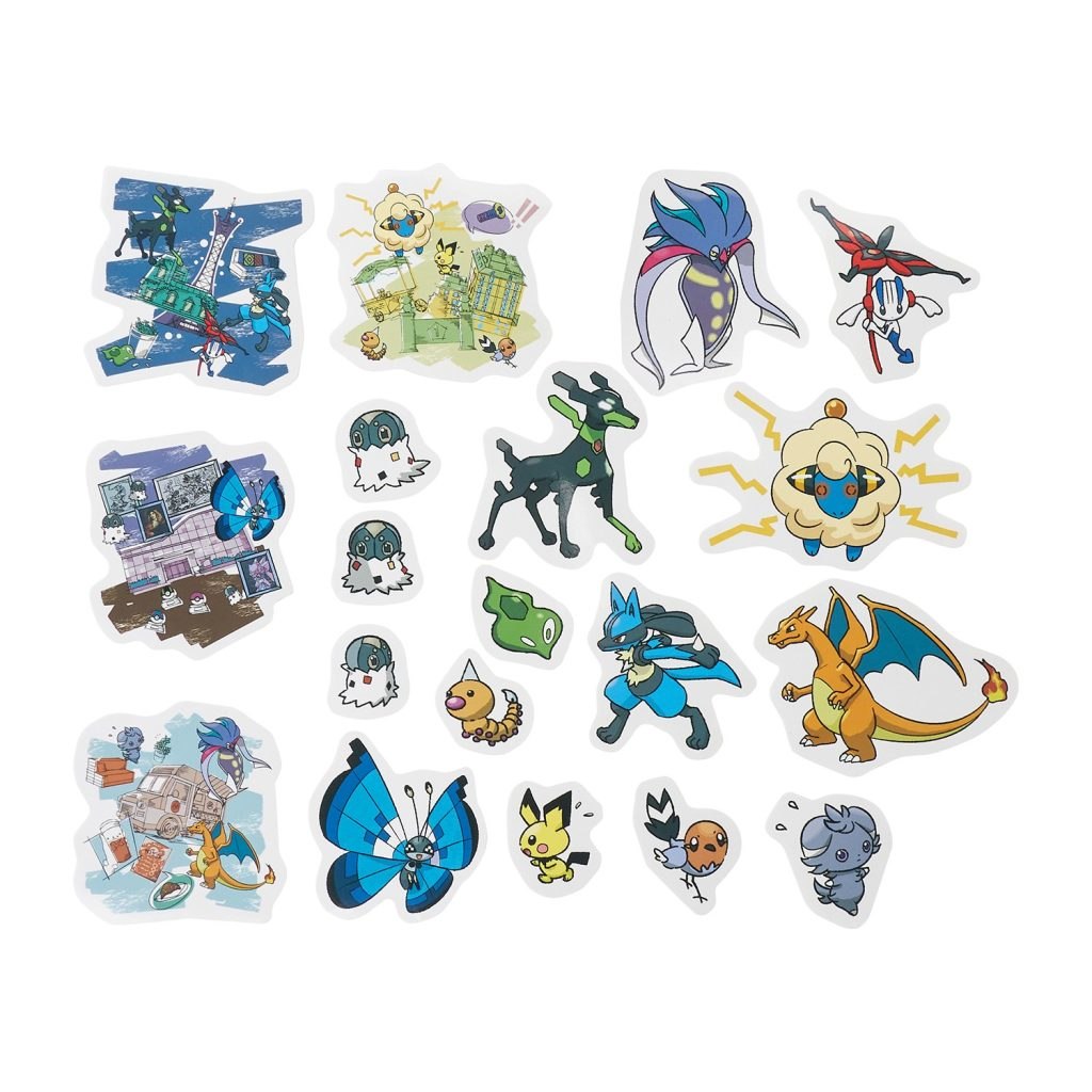 Set di adesivi assortiti, collezione di Leggende Pokémon: Z-A, Pokémon Center