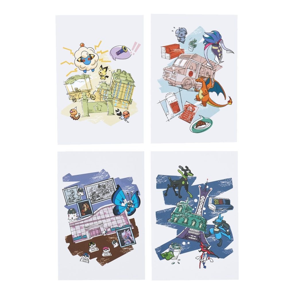 Set di cartoline, collezione di Leggende Pokémon: Z-A, Pokémon Center