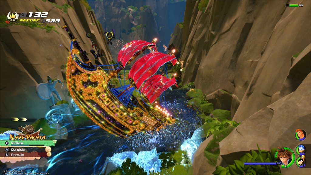 Attrazione Nave Pirata in Kingdom Hearts III