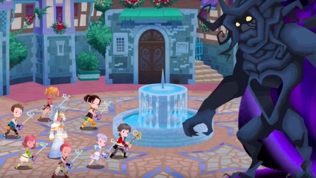 Gameplay di Kingdom Hearts χ