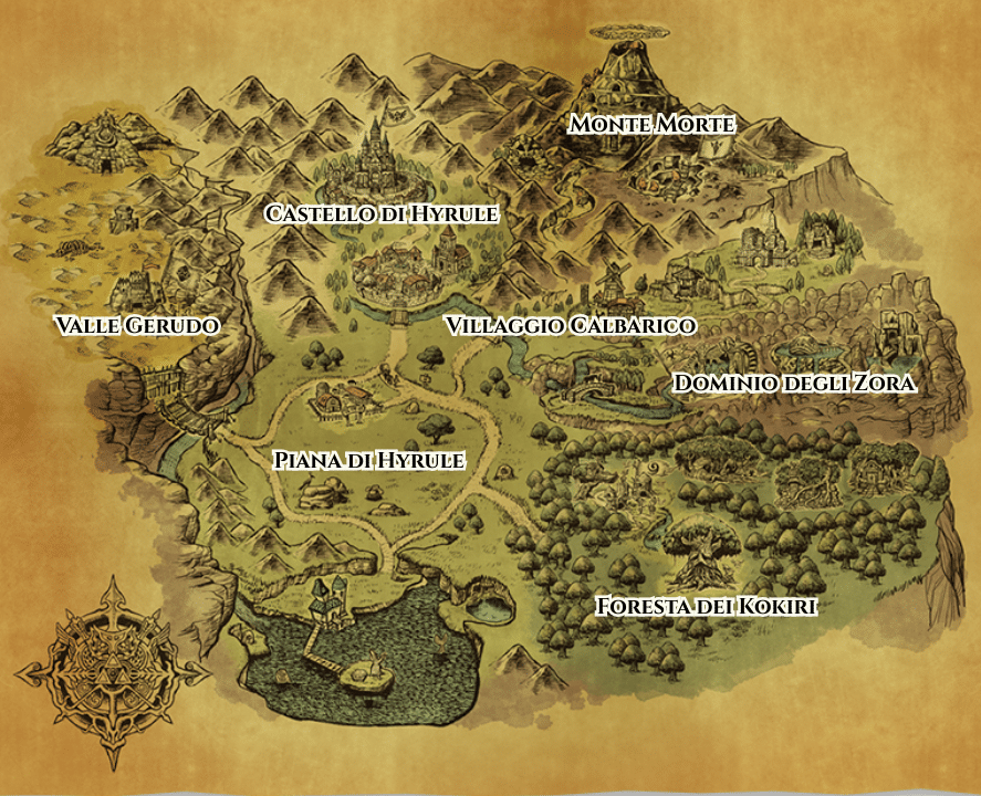 mappa ocarina of time