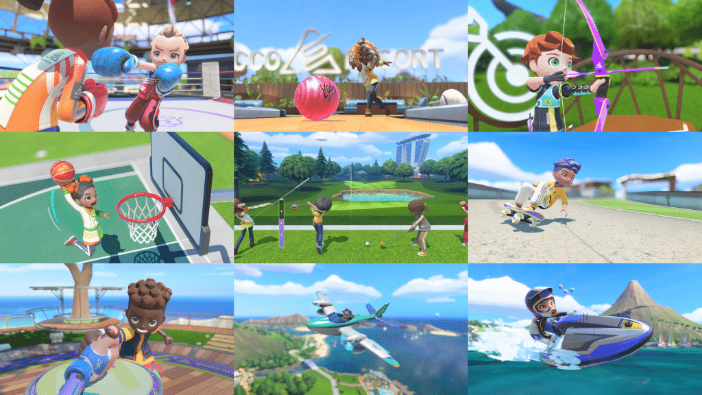 Tutti gli sport di Nintendo Switch Sports Resort