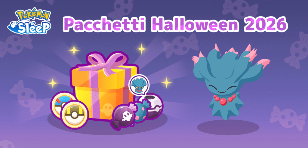 Pokémon Sleep Pacchetti Halloween 2026