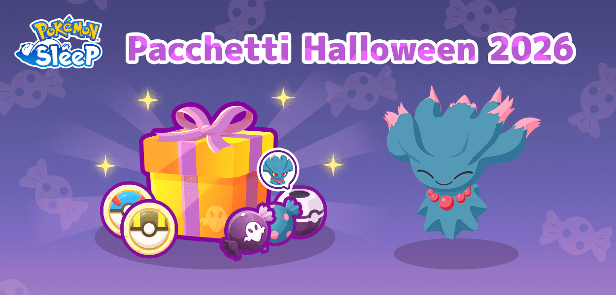 Pokémon Sleep Pacchetti Halloween 2026