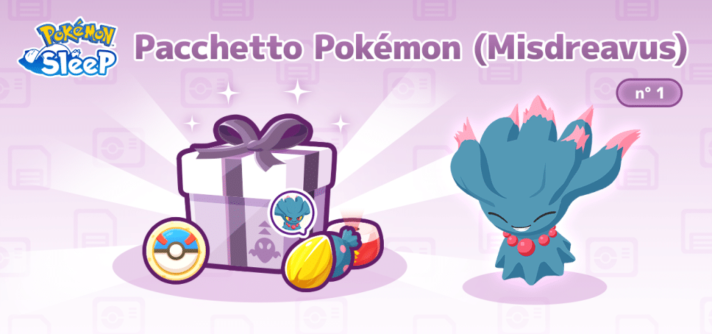 Pacchetto Pokémon (MIsdreavus) n° 1, Pokémon Sleep