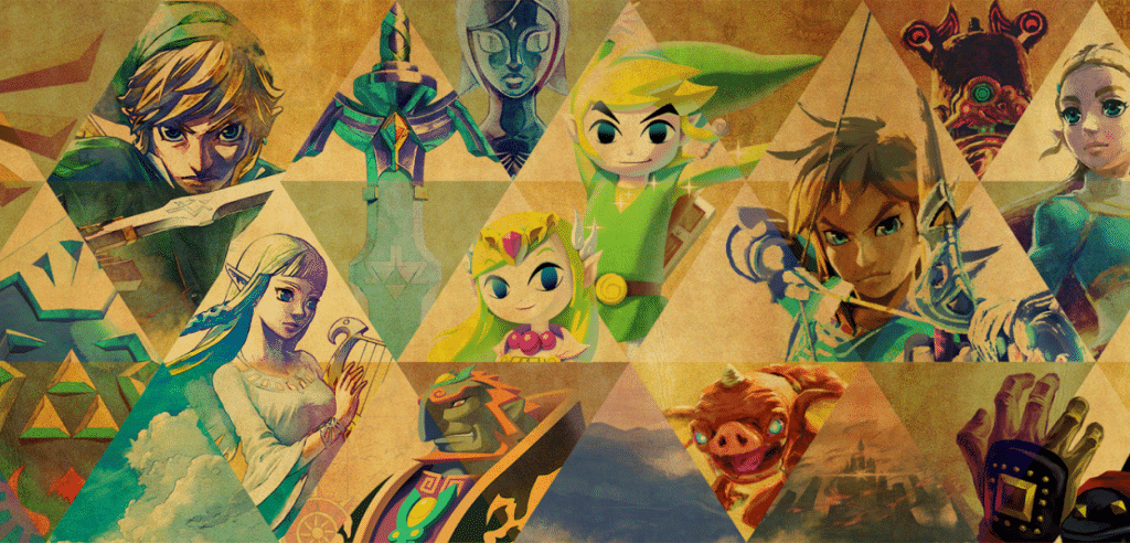 the legend of zelda copertina timeline
