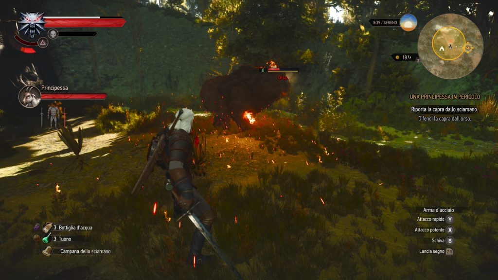 the witcher 3, geralt vs orso