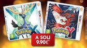 Pokémon X e Pokémon Y a soli 9,99€!