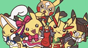 Disegno di Pikachu Cosplay presto disponibile in Pokémon Art Academy!